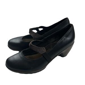 WOMEN'S MERRELL BROWN LEATHER MARY-JANE PUMPS SHOES  Size 9.5